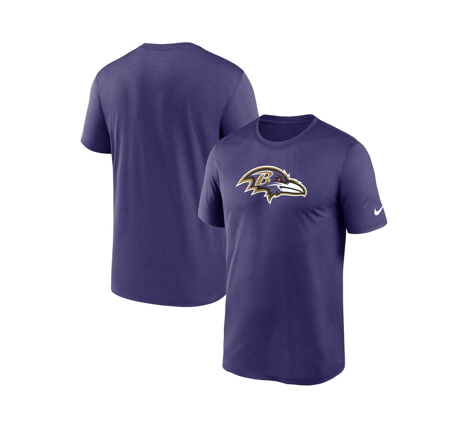 Men's Nike Purple Baltimore Ravens Legend Logo Performance T-shirt