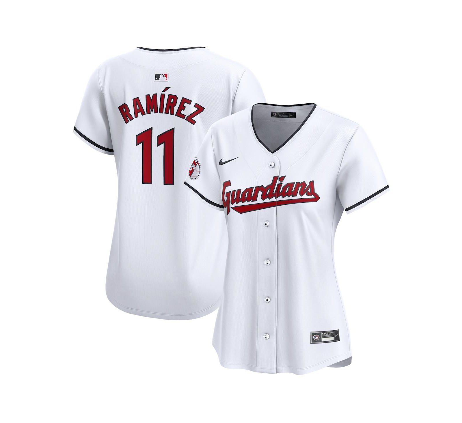 Women's Nike Jose Ramirez White Cleveland Guardians Home Limited Player Jersey
