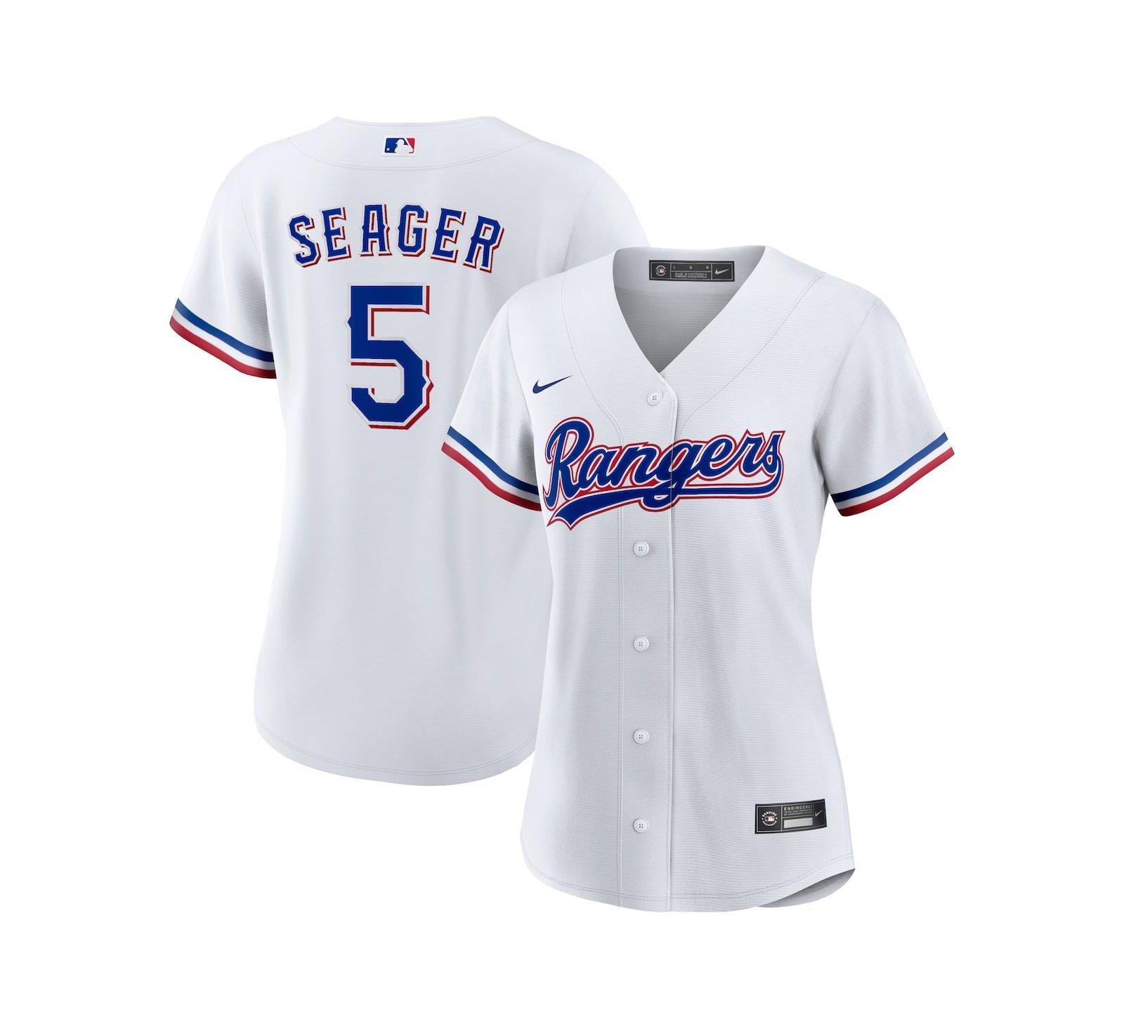 Women's Nike Corey Seager White Texas Rangers Home Replica Player Jersey