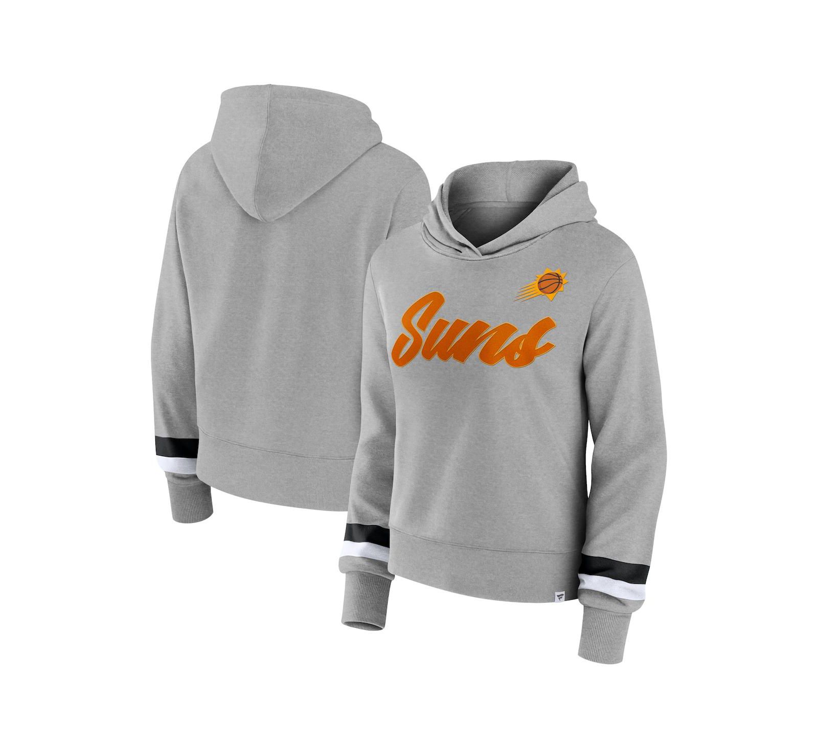 Женский худи Fanatics Phoenix Suns Halftime Heather Gray