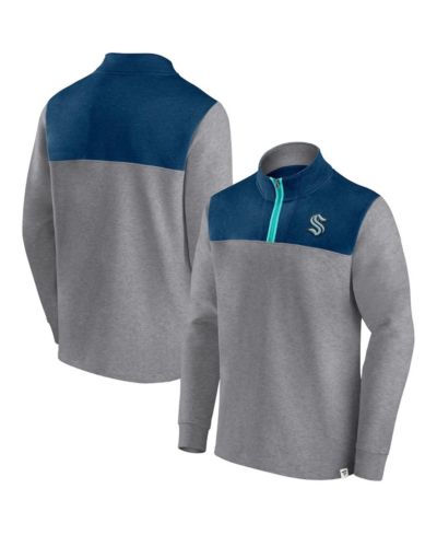 Fanatics Мужская куртка Seattle Kraken Launch It Quarter-Zip