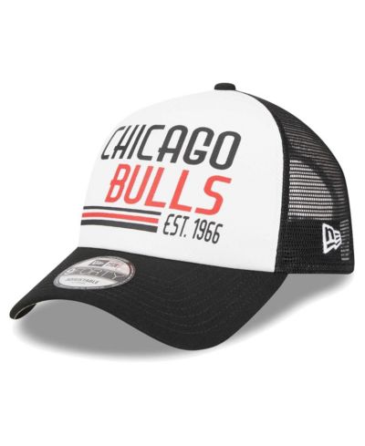 New Era Мужская кепка Chicago Bulls Lift Pass Foam Front Trucker 9FORTY, белая, регулируемая