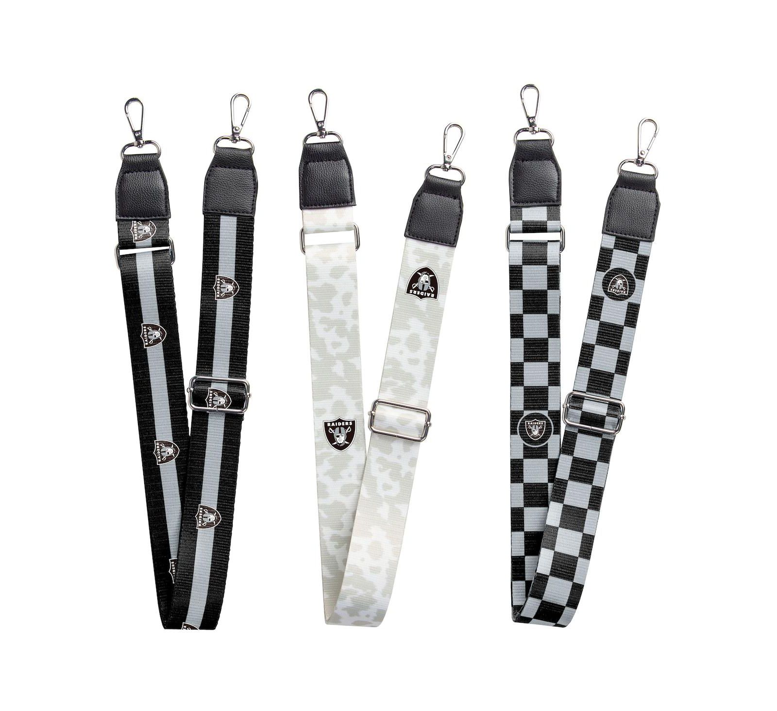 Women's Las Vegas Raiders 3-Pack Bag Strap Set
