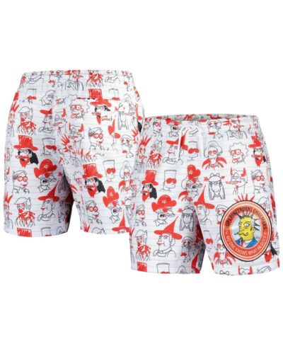 Men's шорты The Simpsons Bart School Doodles, белый цвет, Freeze Max