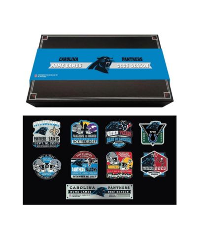 Набор значков Mojo Licensing Carolina Panthers 2023 Game Day Collector Set
