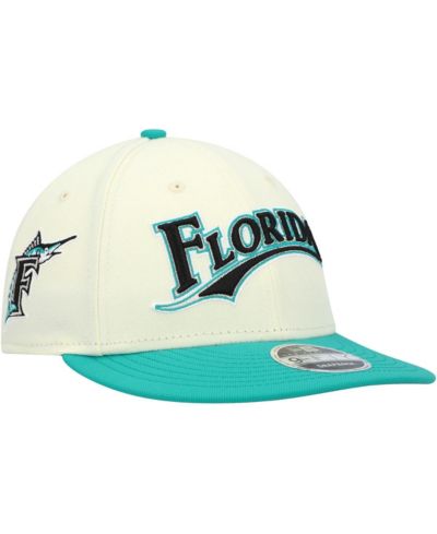 New Era x Felt Мужская кепка 9FIFTY Snapback Low Profile Cream Florida Marlins