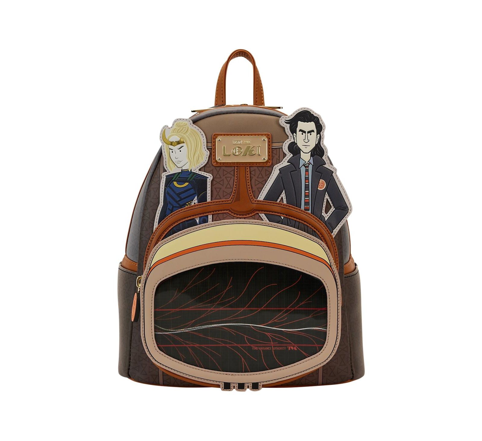 Мини-рюкзак Loungefly Loki TVA Multiverse Lenticular унисекс