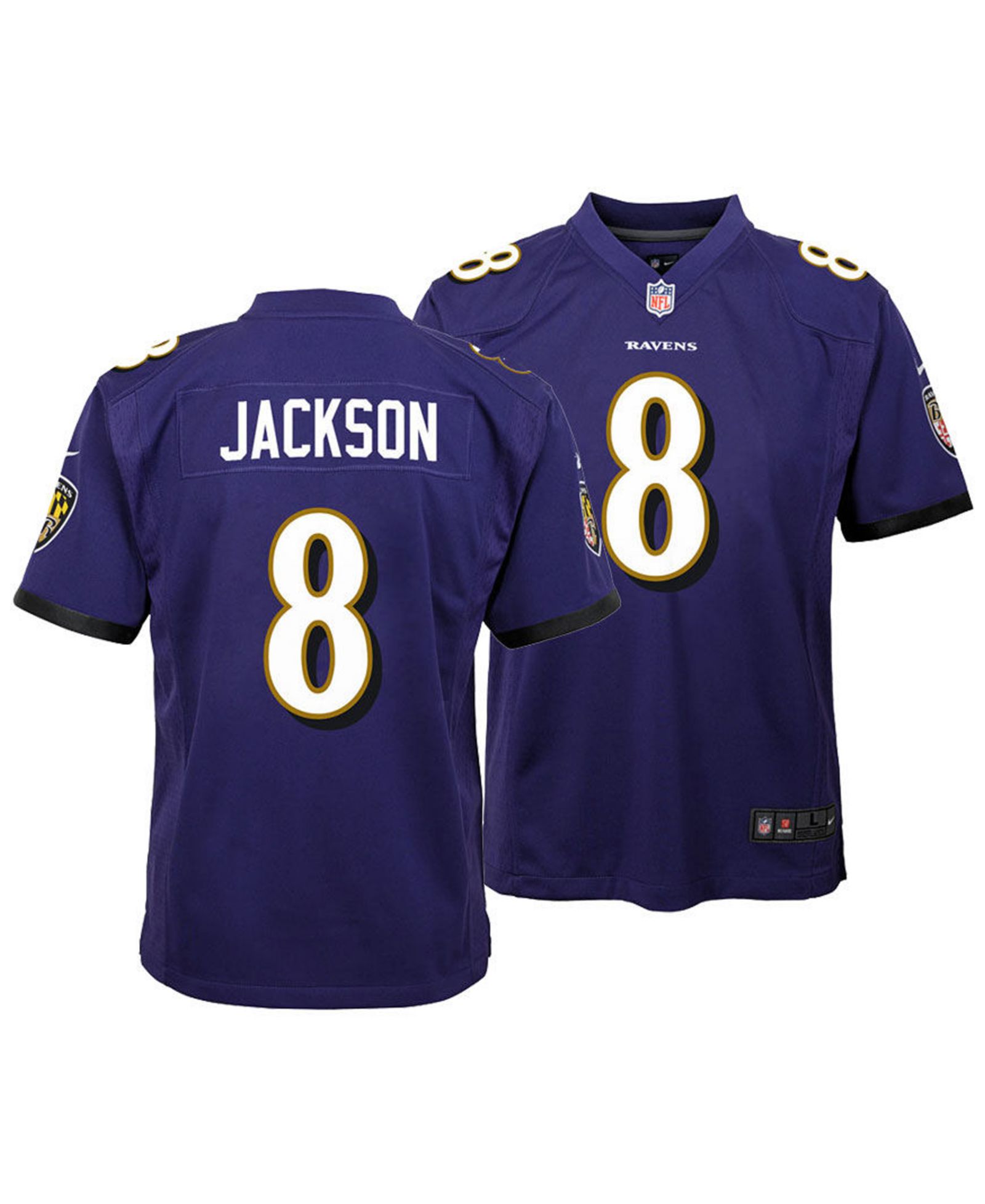 Nike Lamar Jackson Baltimore Ravens джерси для детей и взрослых