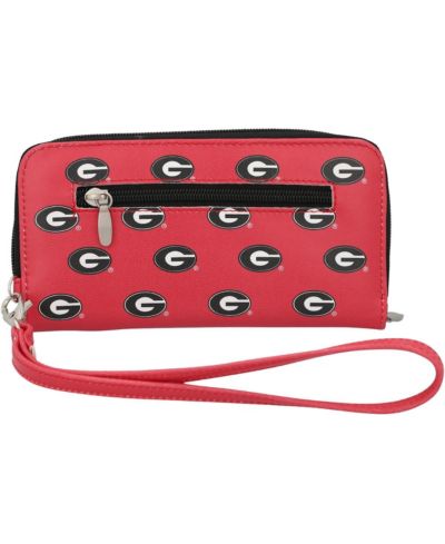 Женский кошелек-клатч Georgia Bulldogs Zip-Around Wristlet