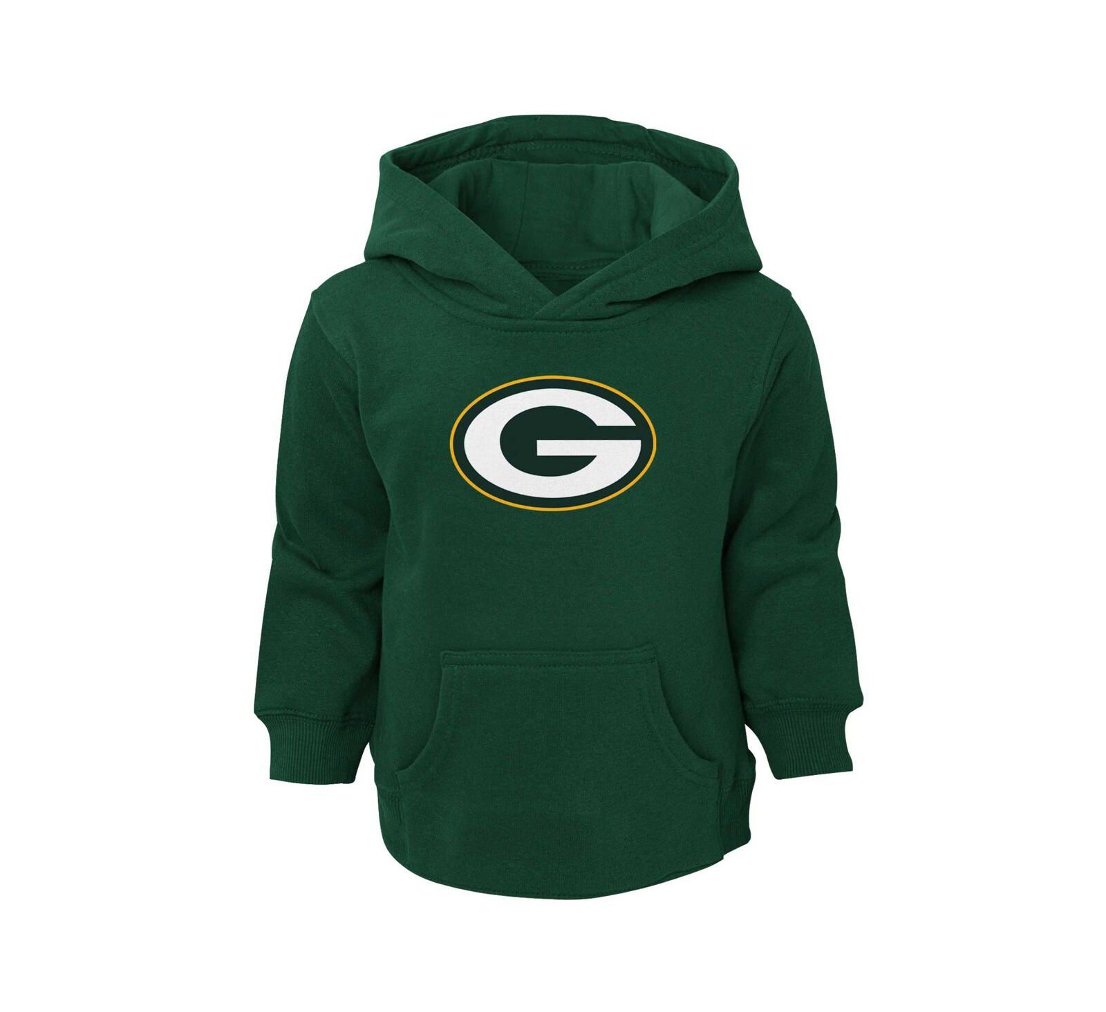 Toddler Green Green Bay Packers Logo Pullover Hoodie