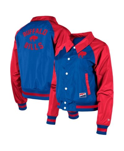Женская куртка New Era Royal Buffalo Bills Coaches Raglan Full-Snap