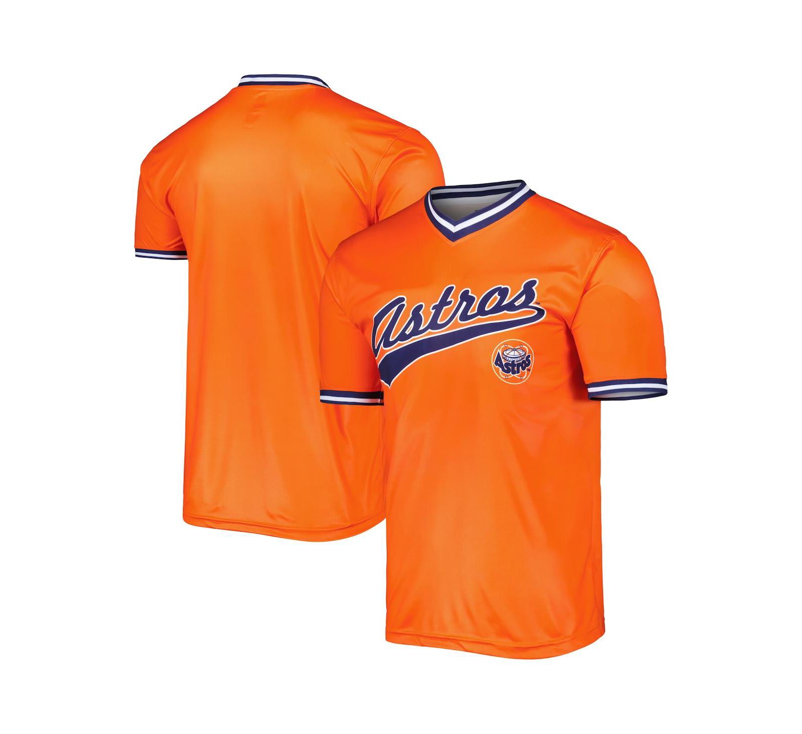 Stitches Мужская джерси Houston Astros Cooperstown Collection Orange