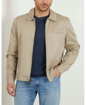 GUESS Men's Universe Twill Zip Jacket