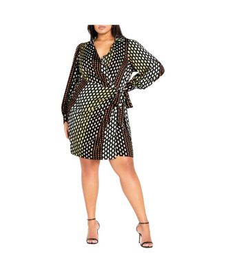 Платье CITY CHIC Plus Size Genevieve Print