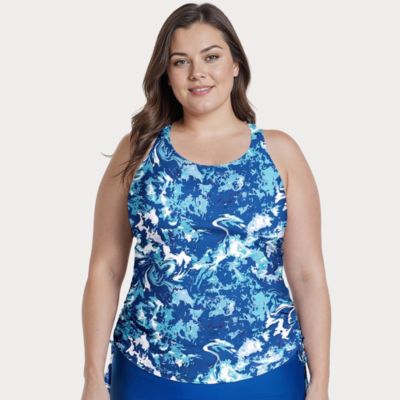 Blue tie dye