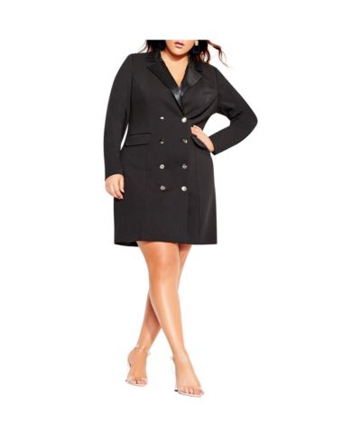 Платье-смокинг CITY CHIC Plus Size
