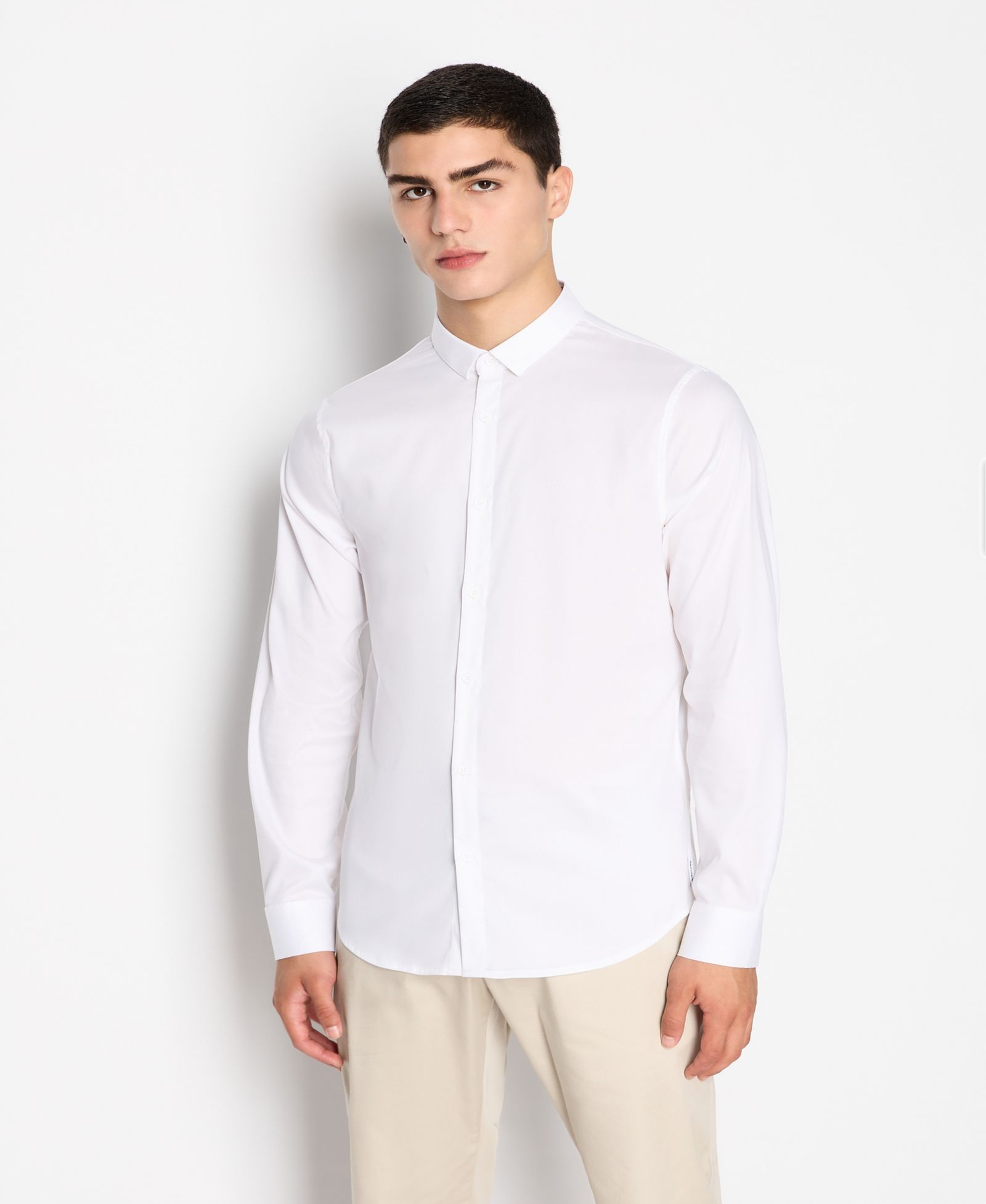 Мужская рубашка A|X Armani Exchange Slim Fit Ultra Stretch Lyocell Twill Button Up