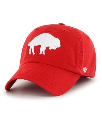 Men's '47 Brand Red Distressed Buffalo Bills Gridiron Classics Franchise Legacy Fitted Hat