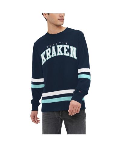 Мужская футболка Tommy Hilfiger Navy Seattle Kraken Nolan Long Sleeve T-shirt
