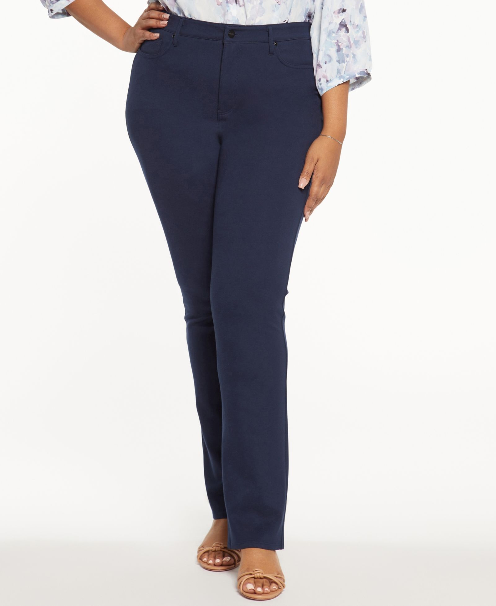 NYDJ Plus Size Marilyn Straight Pants