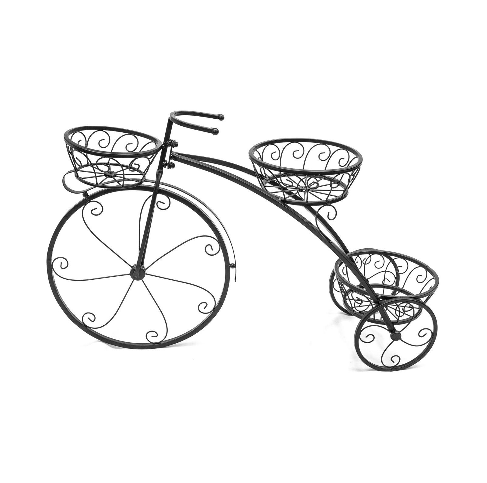 Sorbus Flower Cart Pot Display Rack - Bronze