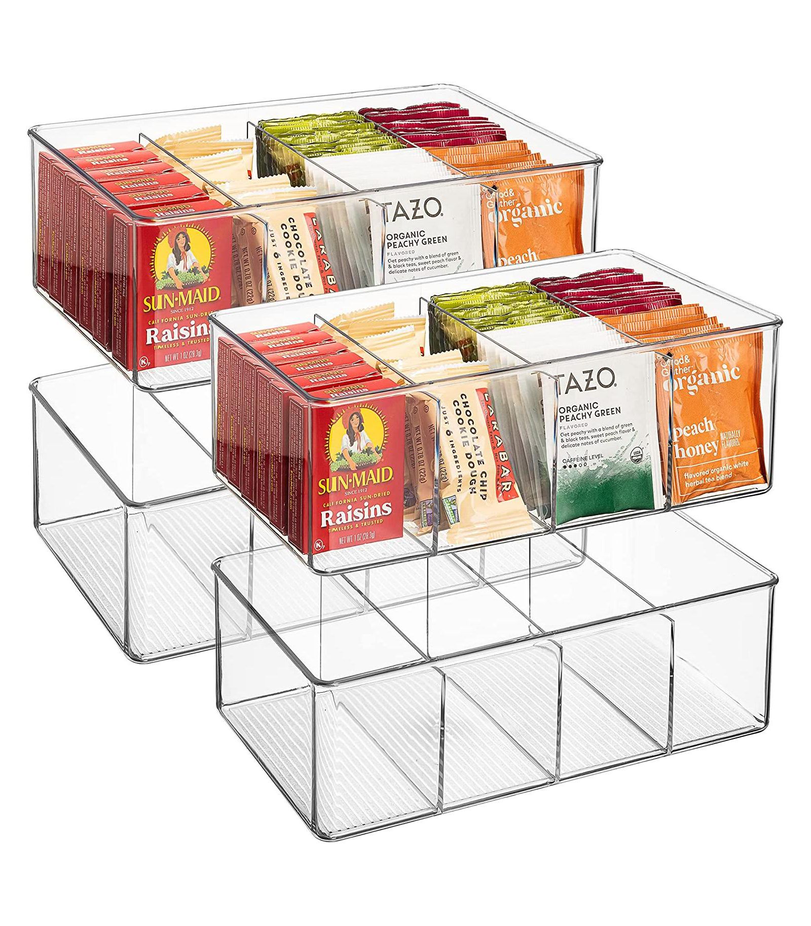 Sorbus Storage Bins with Dividers