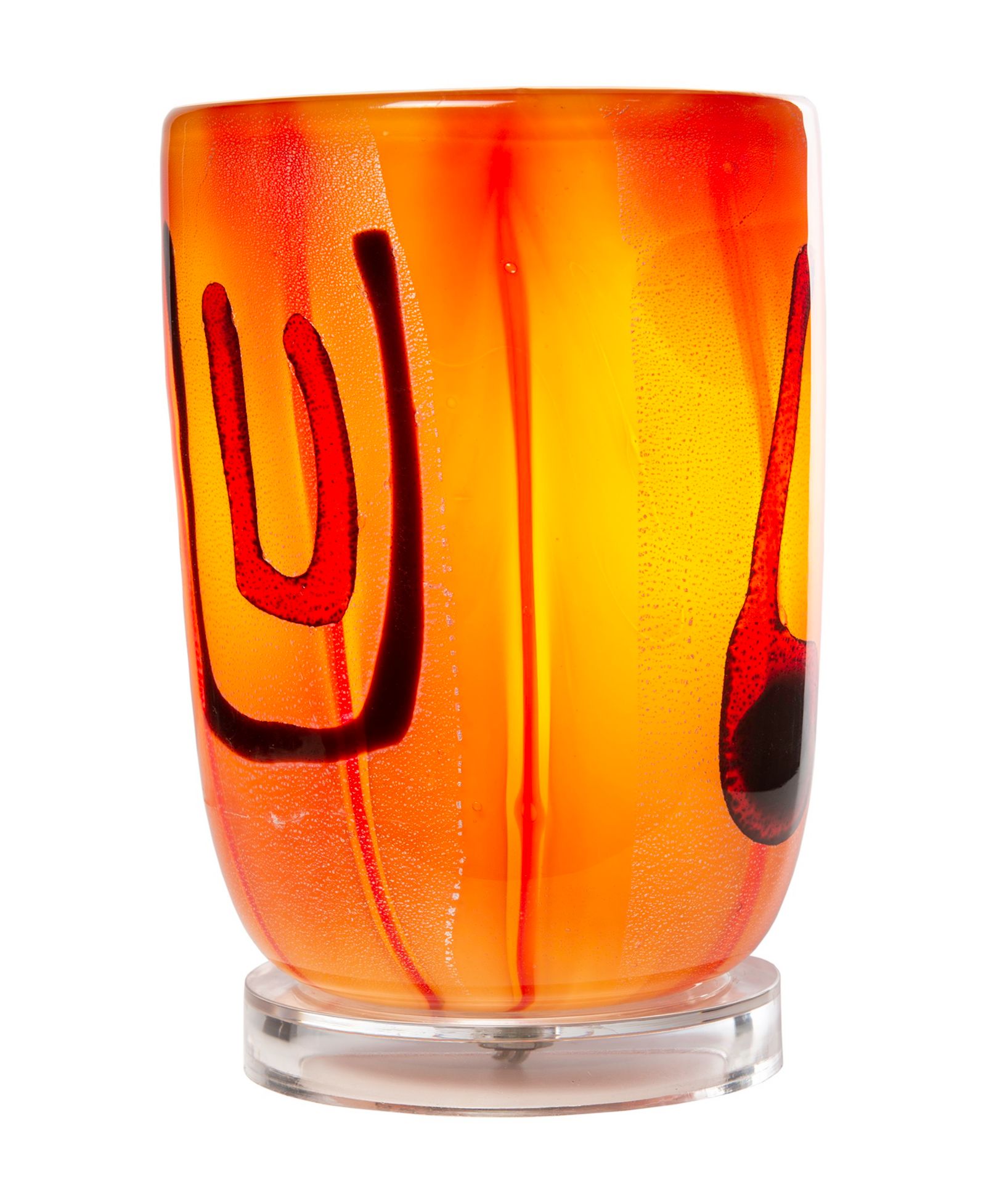 Dale Tiffany 7.75" настольная лампа Viscossia Hand Blown Art Glass