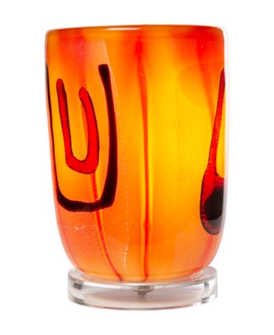 Dale Tiffany 7.75" настольная лампа Viscossia Hand Blown Art Glass