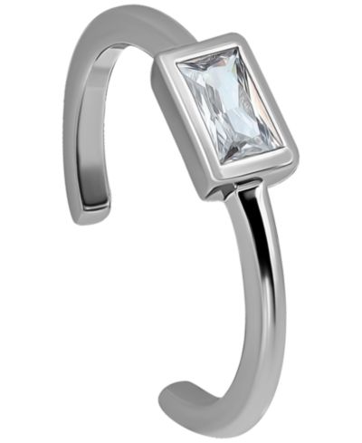 Giani Bernini кольцо на палец с кубическим цирконием Baguette Bezel