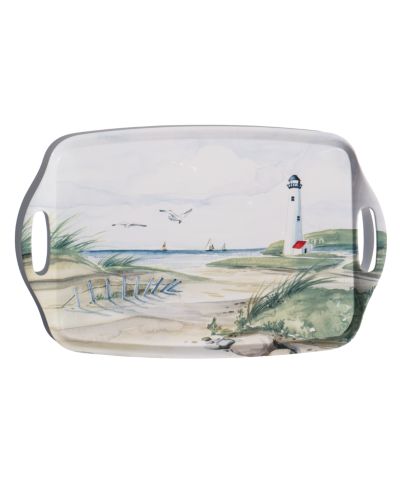 Abode Homewares By The Shore Handled Tray, 19.1"