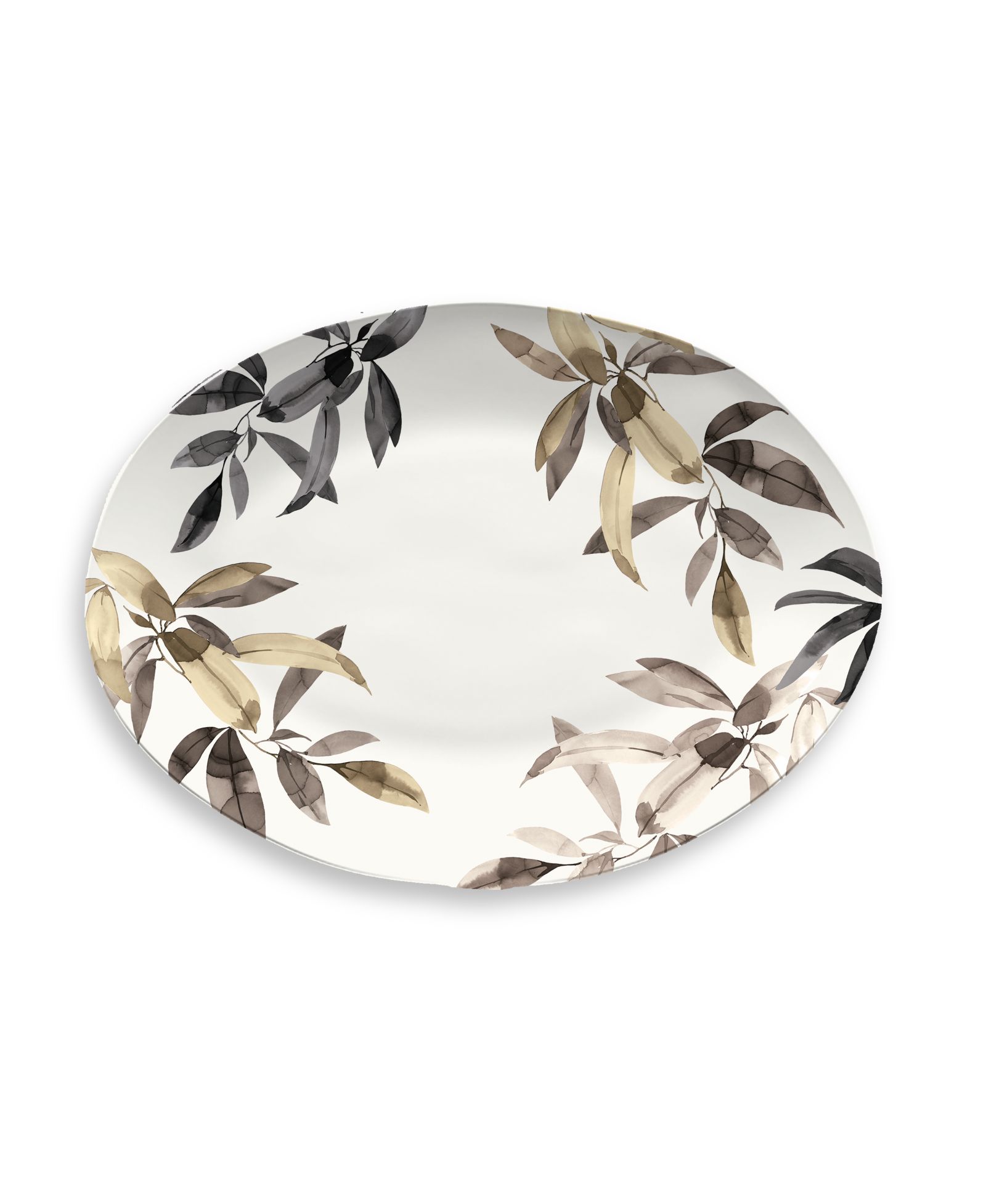 Abode Homewares Oval блюдо Bali Leaves, 18.9"