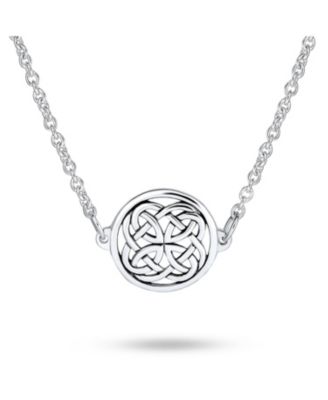Подвеска-медальон Bling Jewelry Ancient Round Disc Irish Infinity Love Knot Celtic из стерлингового серебра