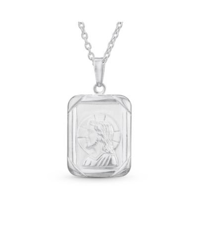 Подвеска-медальон Bling Jewelry с лицом Иисуса Христа, стерлинговое серебро