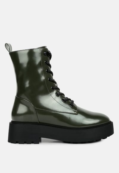 London Rag Женские кожаные ботинки Ankle Biker