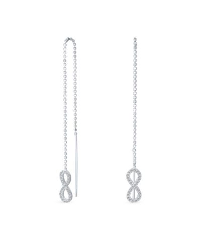 Серьги Bling Jewelry с узлом бесконечности, серебро 925