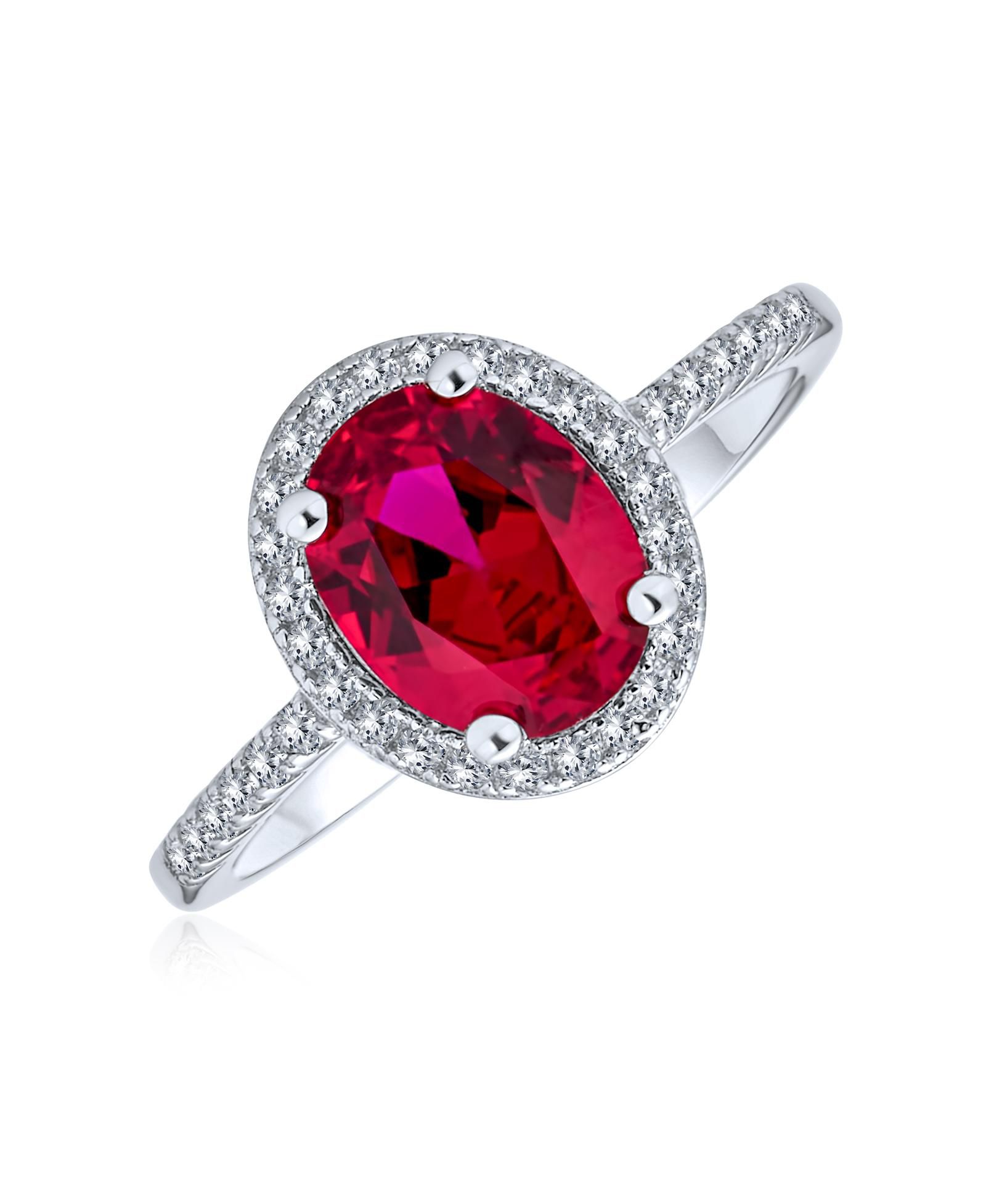 Bling Jewelry Коктейльное кольцо с цирконием и серебром
