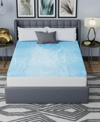 Vibe 3" Gel Swirl Memory Foam Mattress Topper, Twin