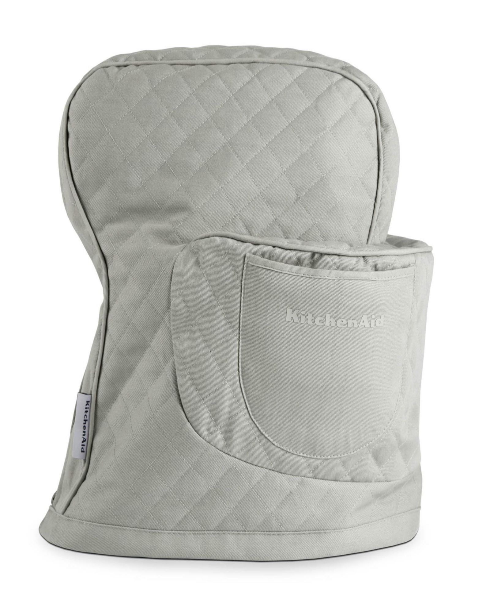 KitchenAid Fitted Tilt-Head Solid Stand Mixer Cover with Storage Pocket, Quilted