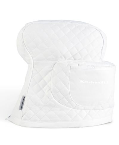 KitchenAid Fitted Tilt-Head Solid Stand Mixer Cover with Storage Pocket, Quilted