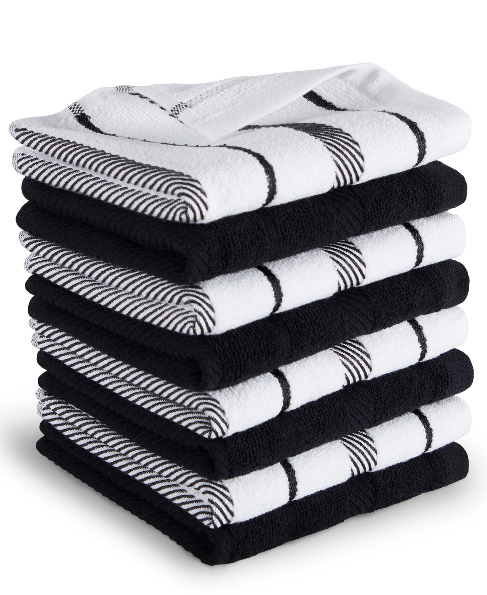 KitchenAid Albany Dishcloth 8 Pack Set, 12" x 12"