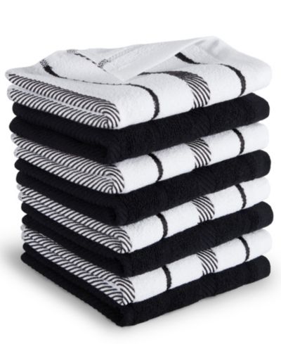 KitchenAid Albany Dishcloth 8 Pack Set, 12" x 12"