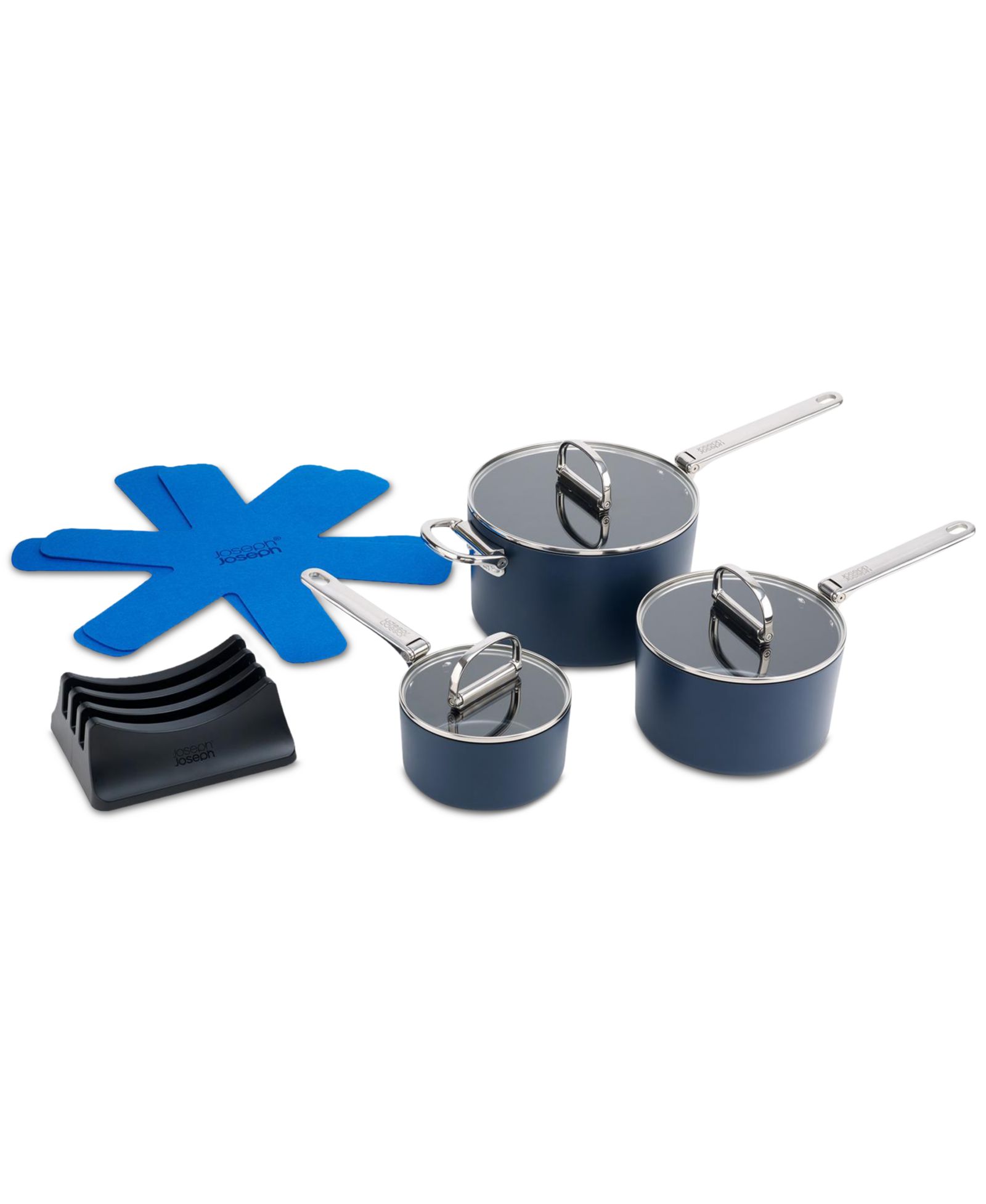 Набор кастрюль Joseph Joseph Space Ceramic Nonstick 7-Pc. Saucepan Set