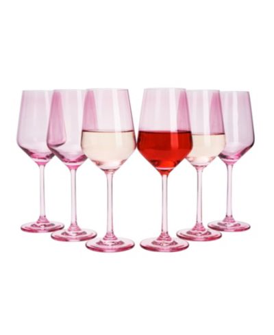 Набор бокалов The Wine Savant, розовые, 6 шт