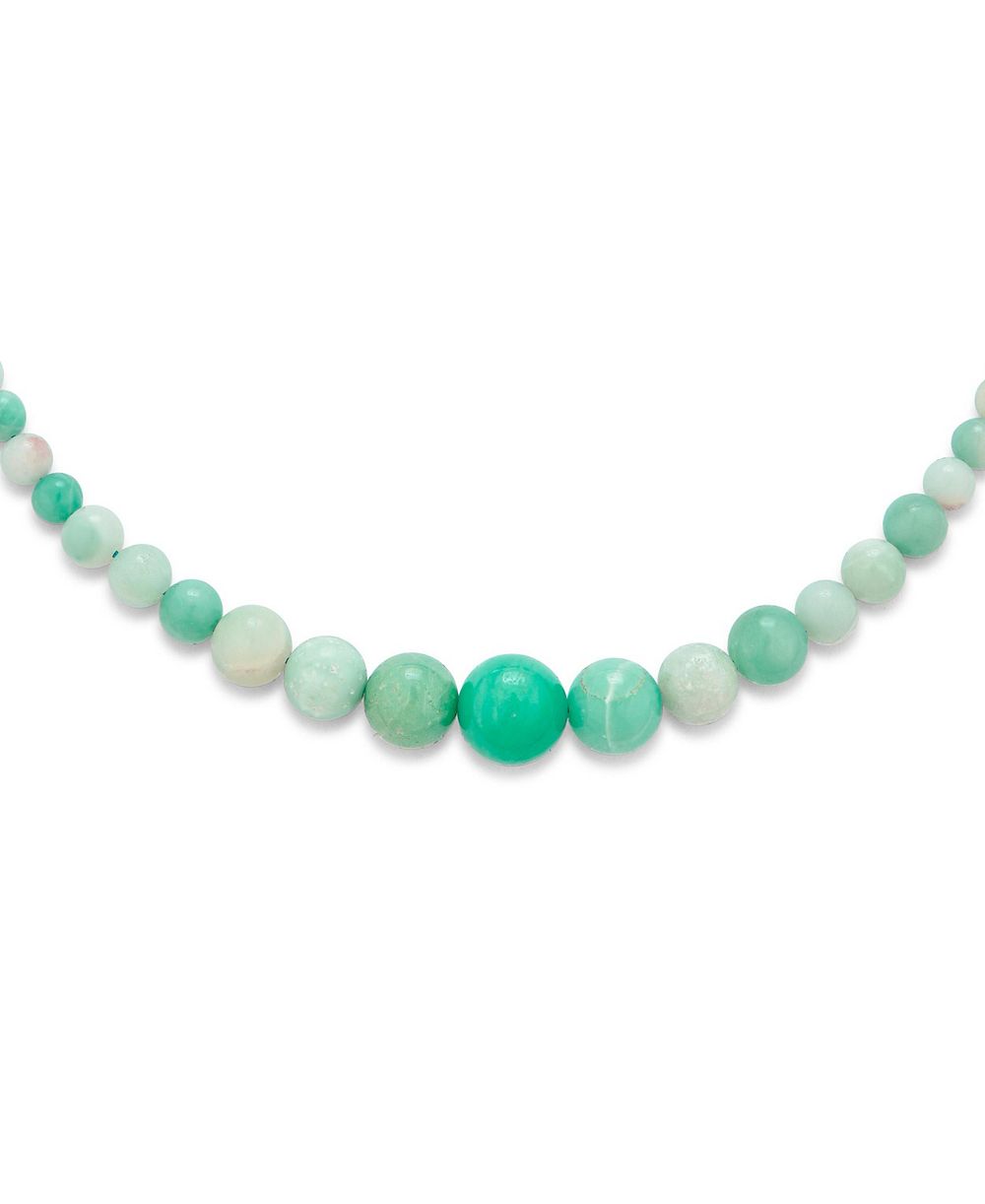 Ожерелье Bling Jewelry Semi-Precious Natural Stone Graduated Bead Ball Strand 16-18 Inch