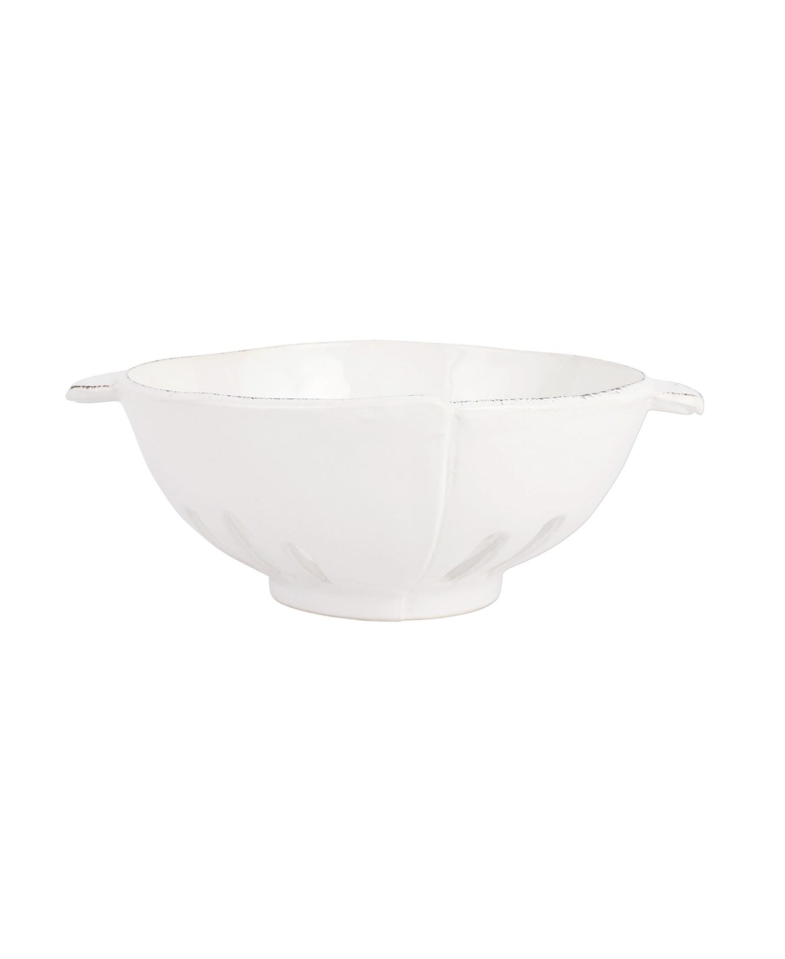 VIETRI Lastra White Colander