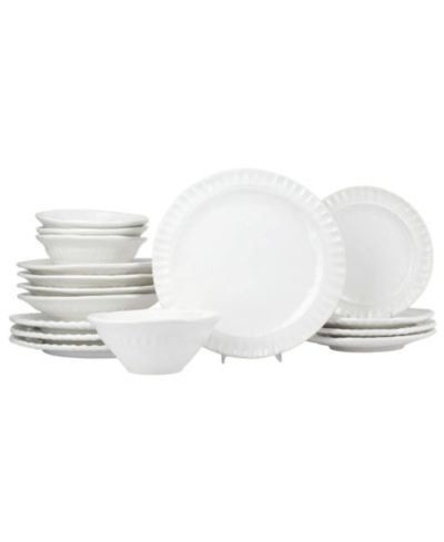 VIETRI Pietra Serena Sixteen-Piece Place Setting, Service for 4