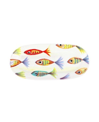 VIETRI Pesci Colorati Small Oval Platter