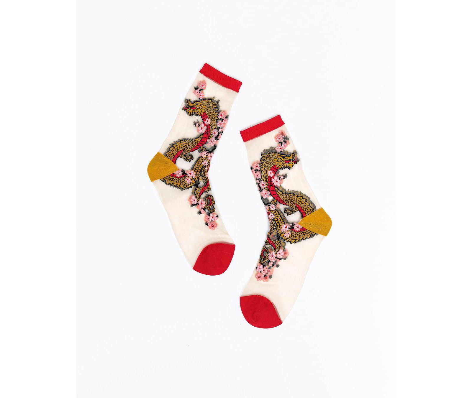 Sock Candy Women's Year of the Dragon Sheer Sock