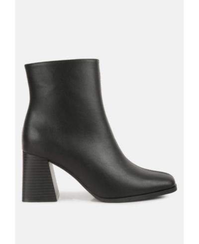 London Rag Womens Cox Cut Out Block Heeled  Chelsea Boots