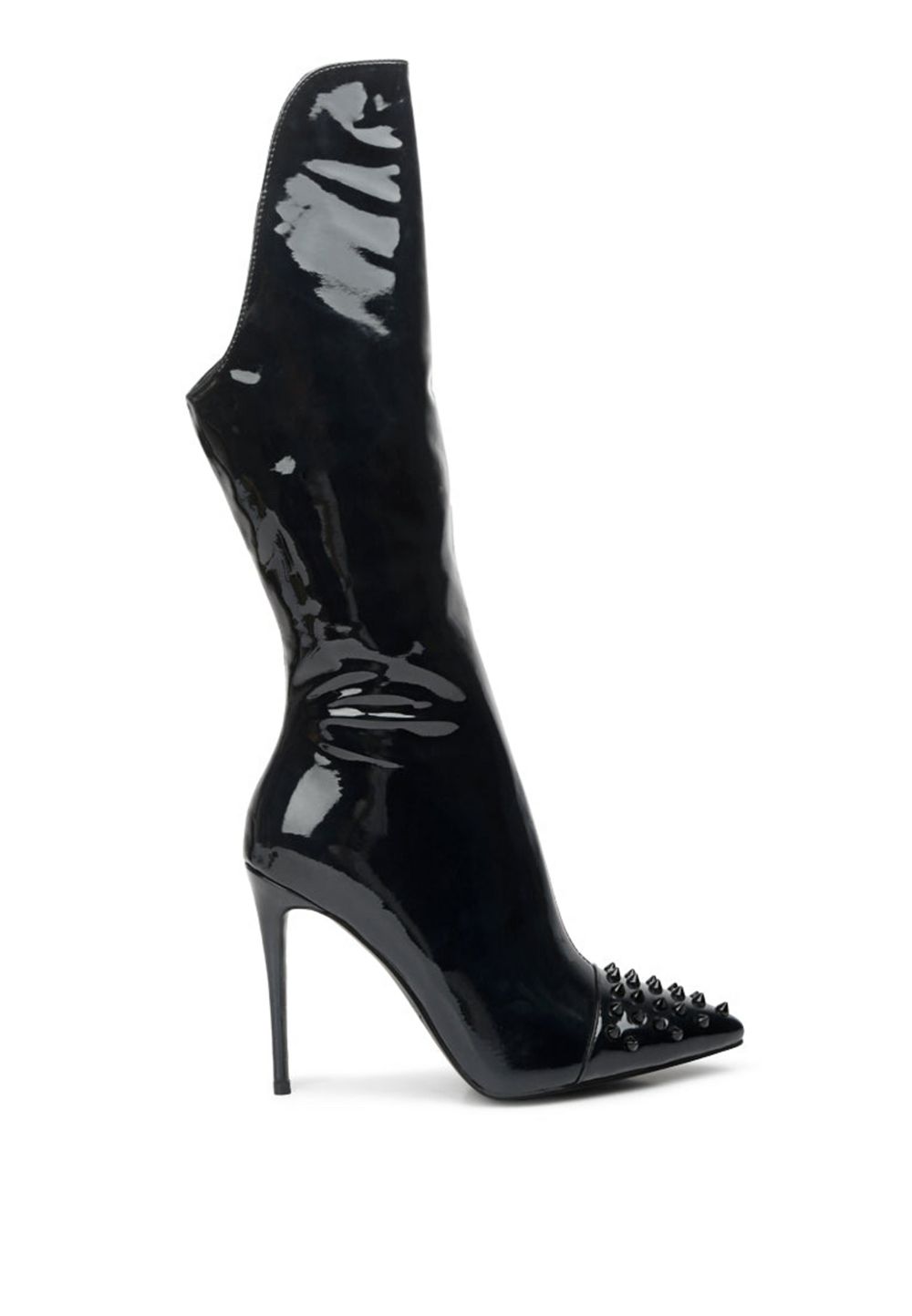 Women's Forbidden Stud Stiletto Calf Boots